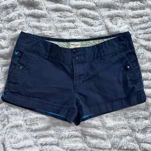🦅 American Eagle Stretch Size 8 Navy Blue Shorts
